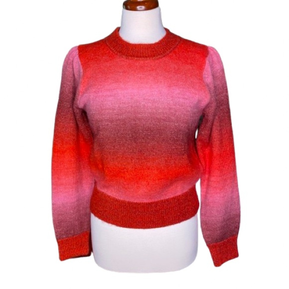 Marine Layer Alma Puff Sleeve Sweater Women’s S NWT - Picture 2 of 6